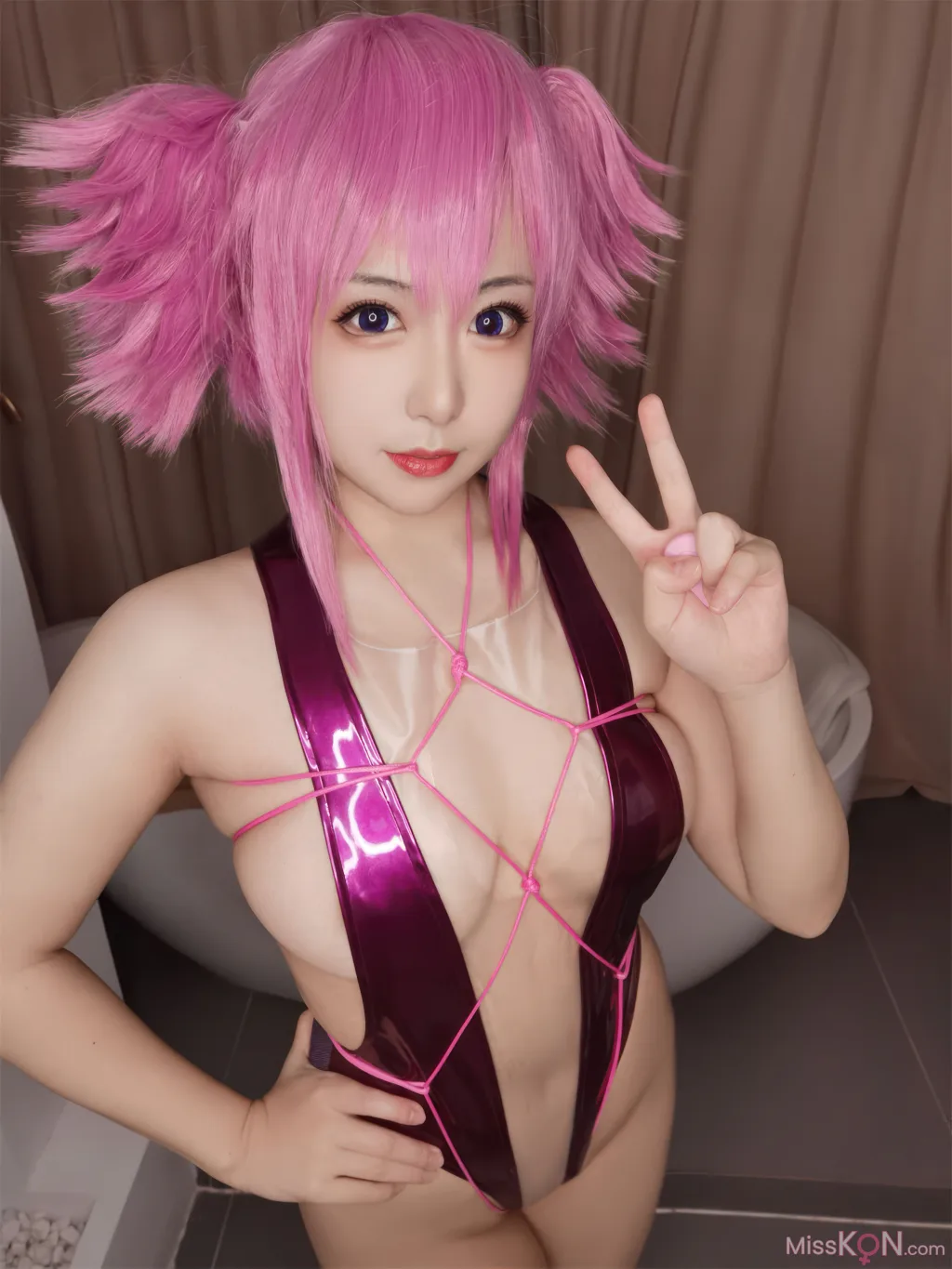 Coser@虎森森: 紫色兔兔 (38 photos)