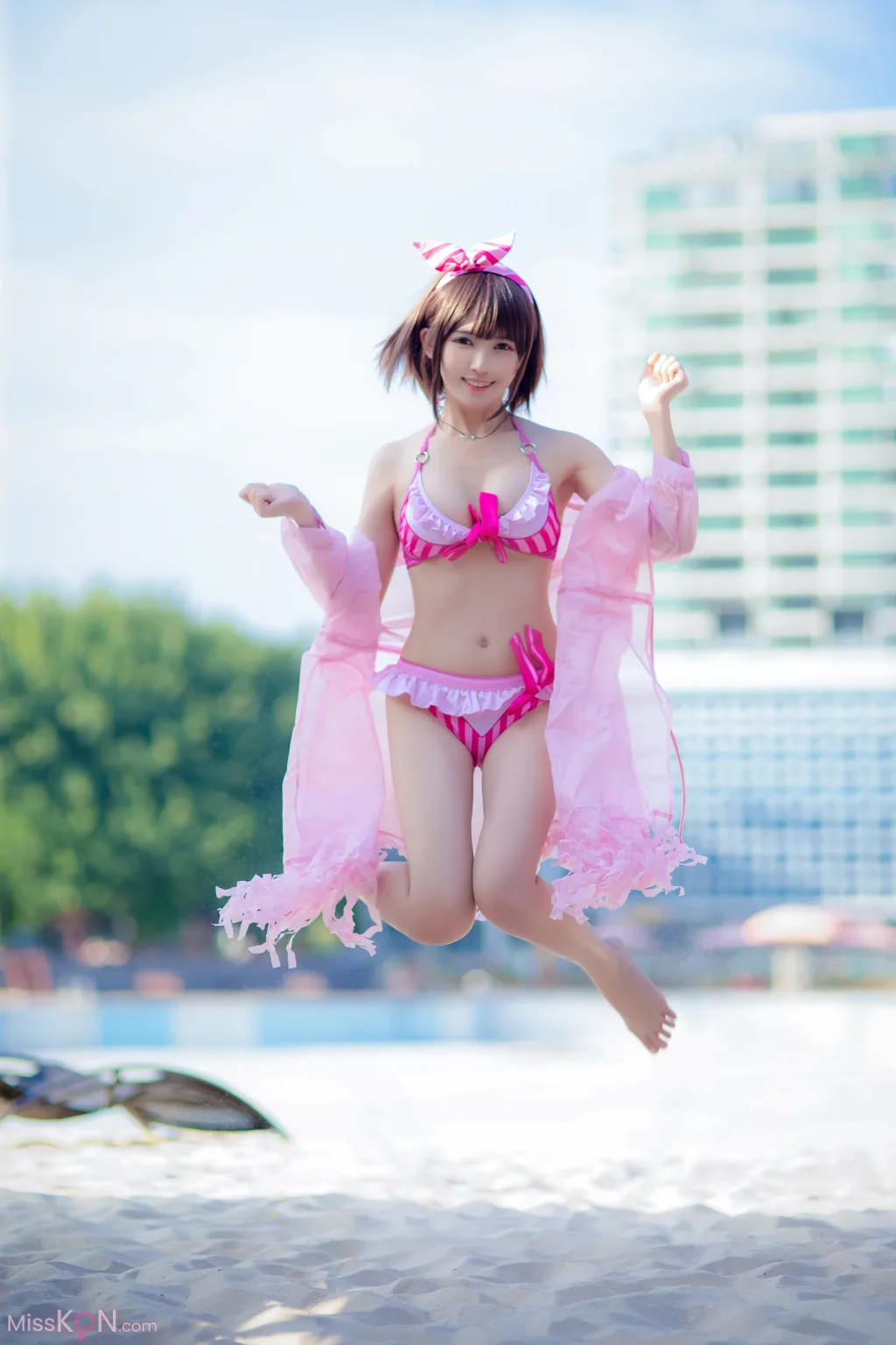 Coser@面饼仙儿 No.140: 加藤惠泳装 (20 photos)