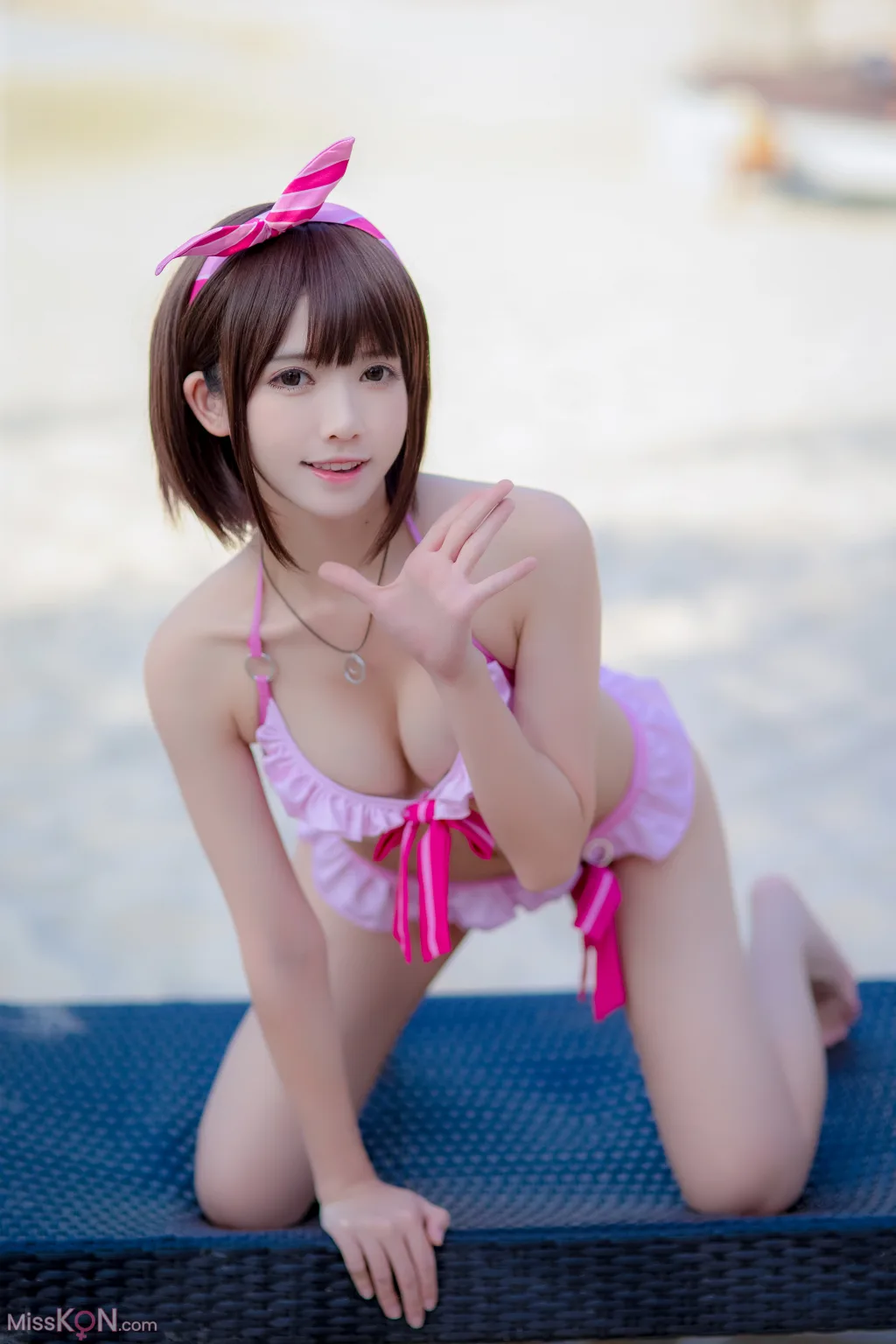 Coser@面饼仙儿 No.140: 加藤惠泳装 (20 photos)