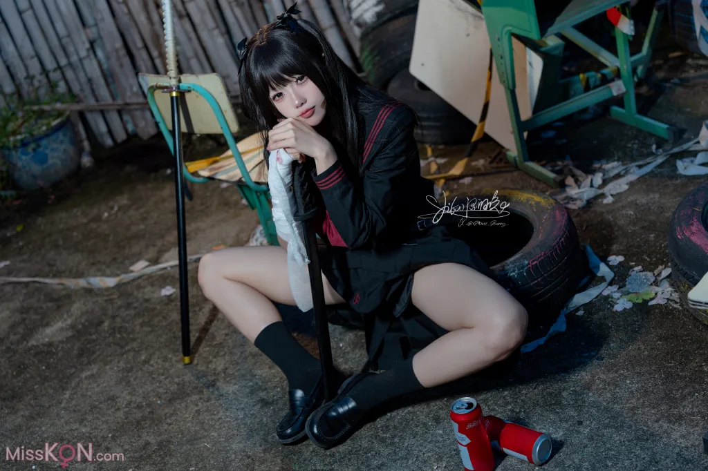 Coser@黏黏团子兔: 不良女高 (74 photos )