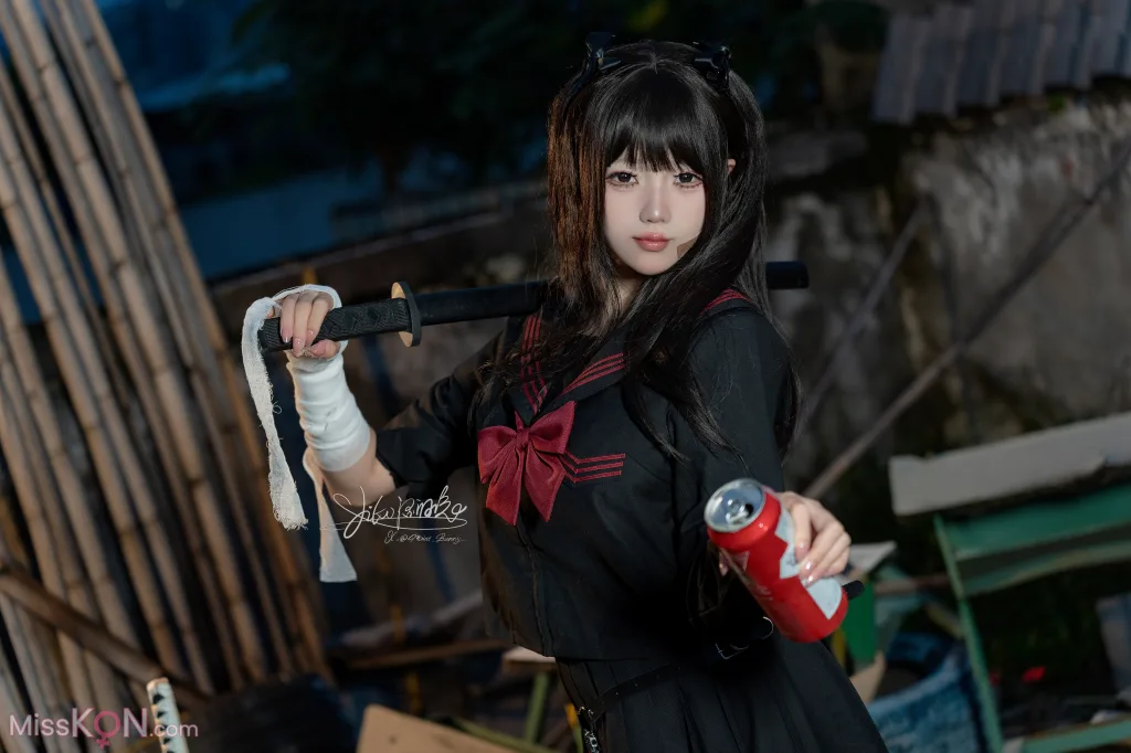 Coser@黏黏团子兔: 不良女高 (74 photos )