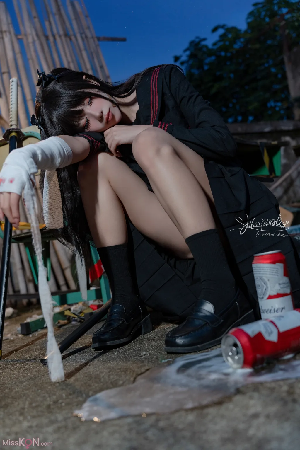 Coser@黏黏团子兔: 不良女高 (74 photos )