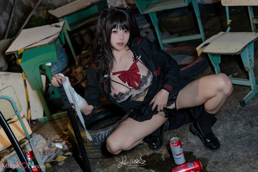 Coser@黏黏团子兔: 不良女高 (74 photos )