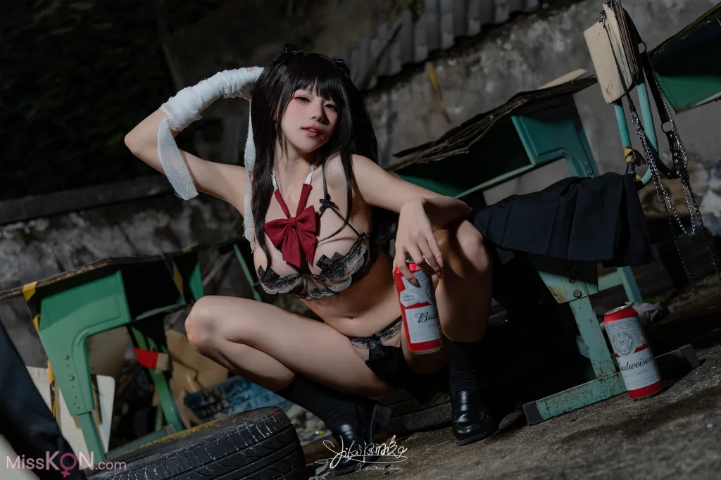 Coser@黏黏团子兔: 不良女高 (74 photos )
