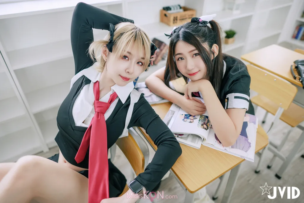 [JVID] 黎菲儿 &amp; 黎茉: 情欲校园补考日-女学生在教室嬉闹-相互探索身体-性欲高涨 (171 photos)