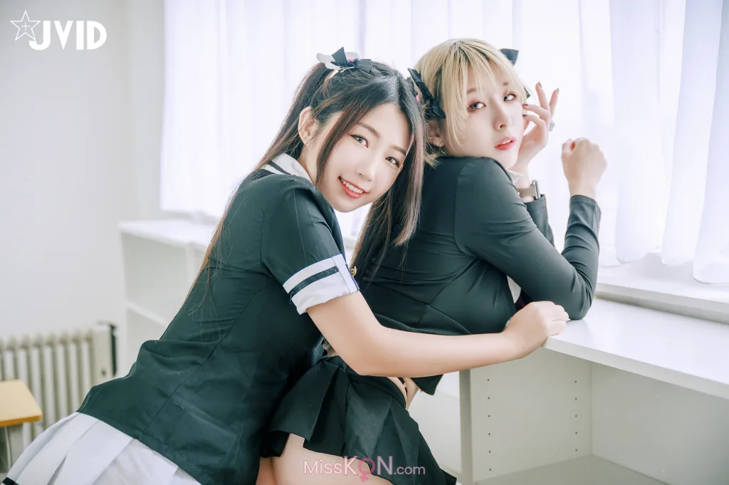 [JVID] 黎菲儿 &amp; 黎茉: 情欲校园补考日-女学生在教室嬉闹-相互探索身体-性欲高涨 (171 photos)