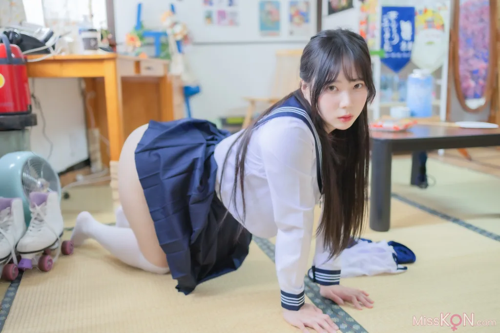 Myu_a_ (뮤아): School Uniform (65 photos)