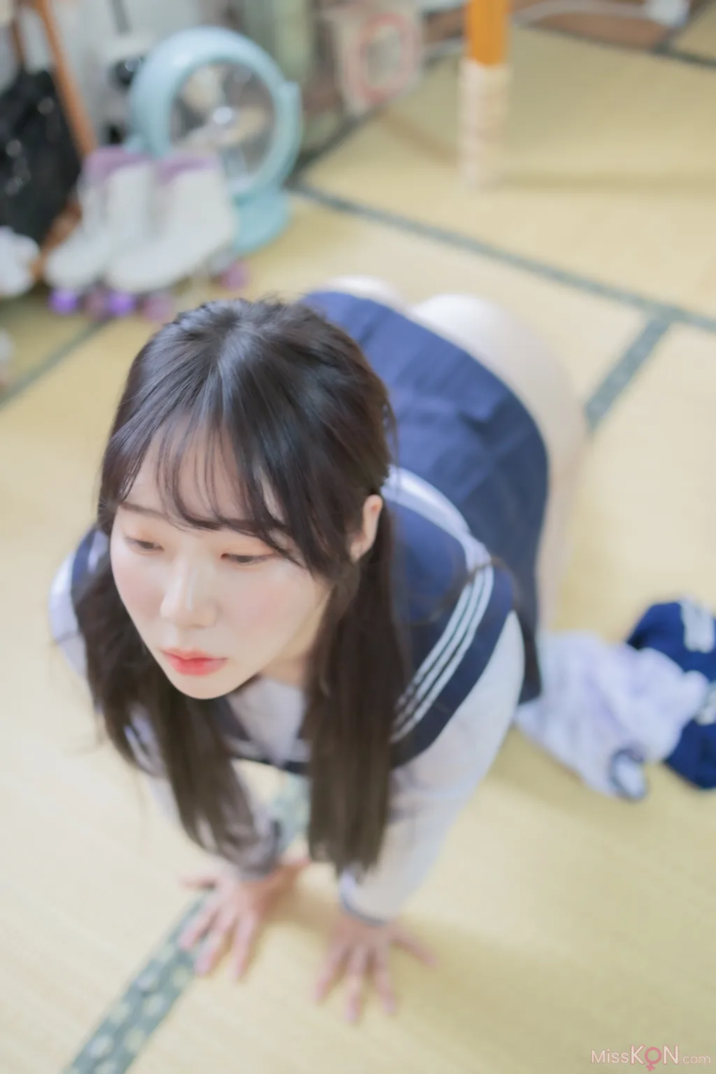 Myu_a_ (뮤아): School Uniform (65 photos)
