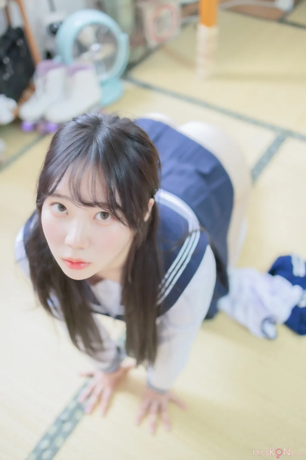 Myu_a_ (뮤아): School Uniform (65 photos)