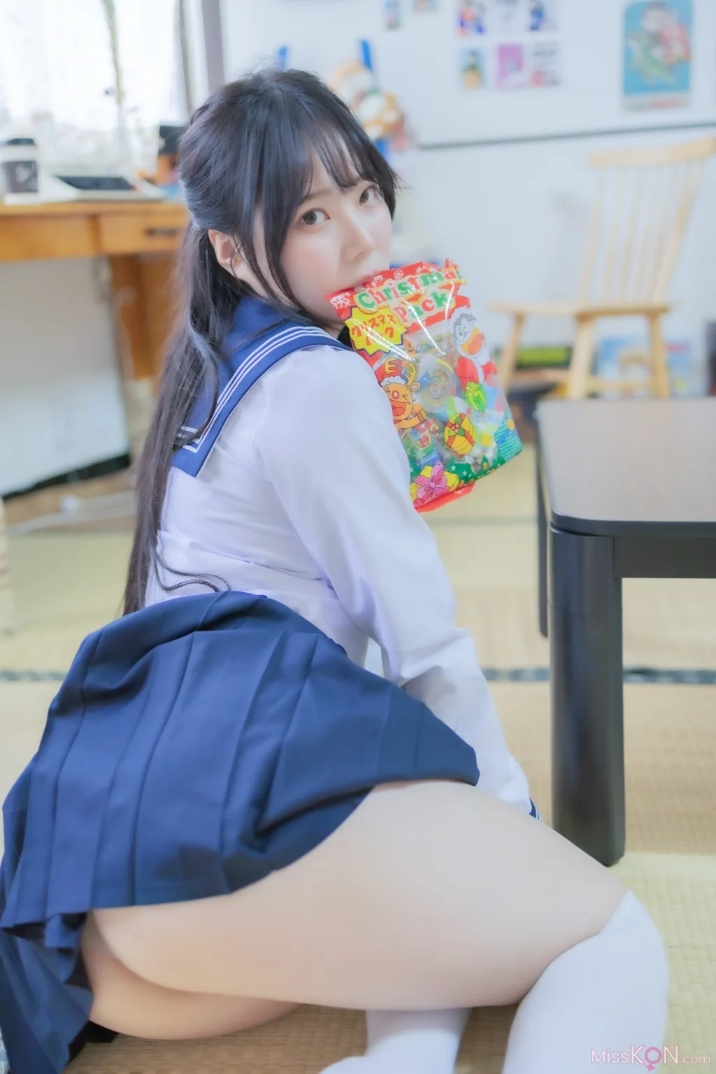 Myu_a_ (뮤아): School Uniform (65 photos)