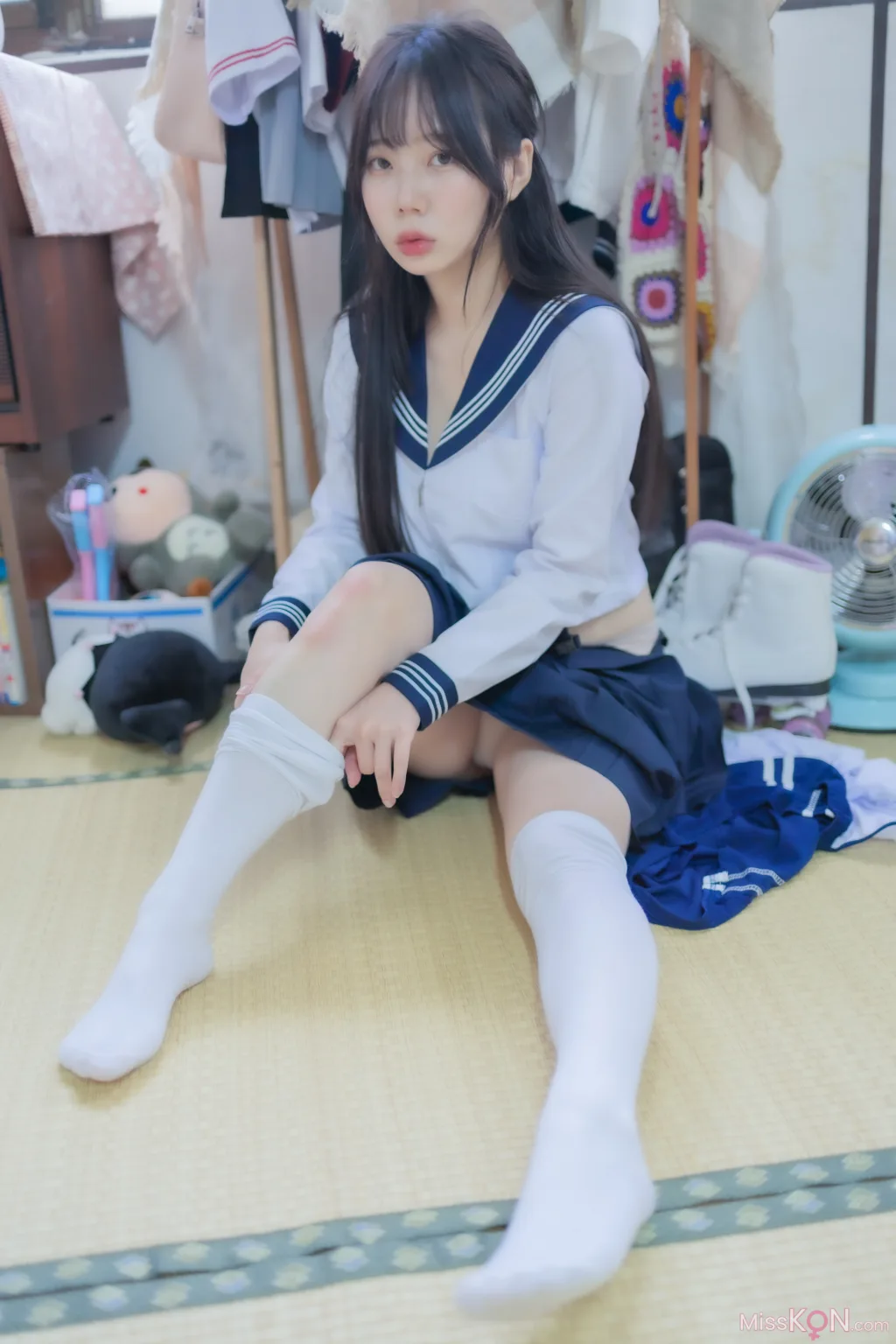 Myu_a_ (뮤아): School Uniform (65 photos)