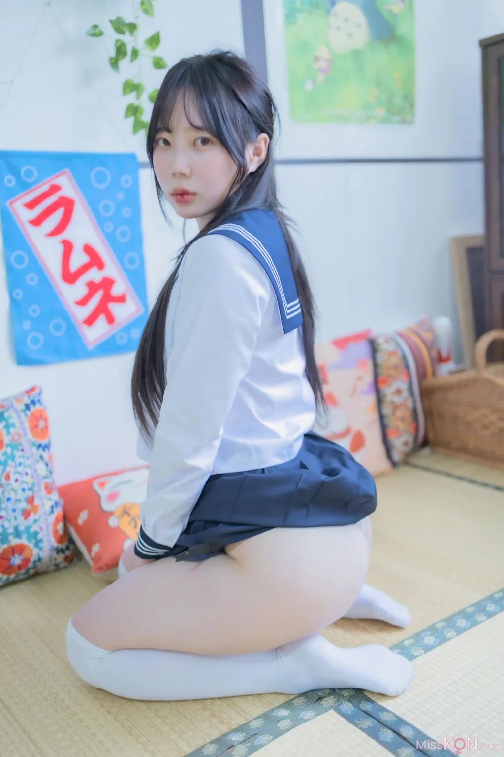 Myu_a_ (뮤아): School Uniform (65 photos)