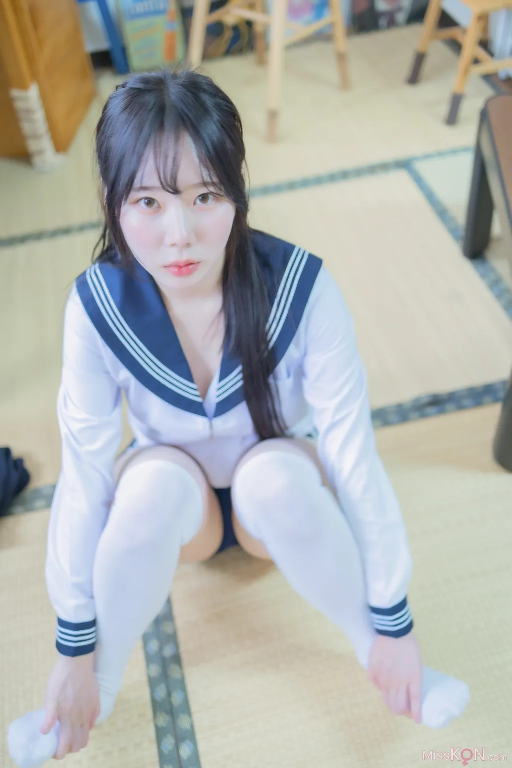 Myu_a_ (뮤아): School Uniform (65 photos)