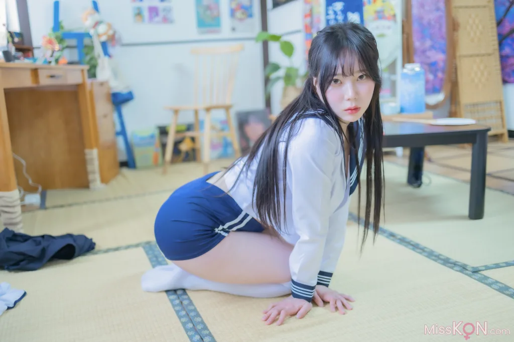 Myu_a_ (뮤아): School Uniform (65 photos)