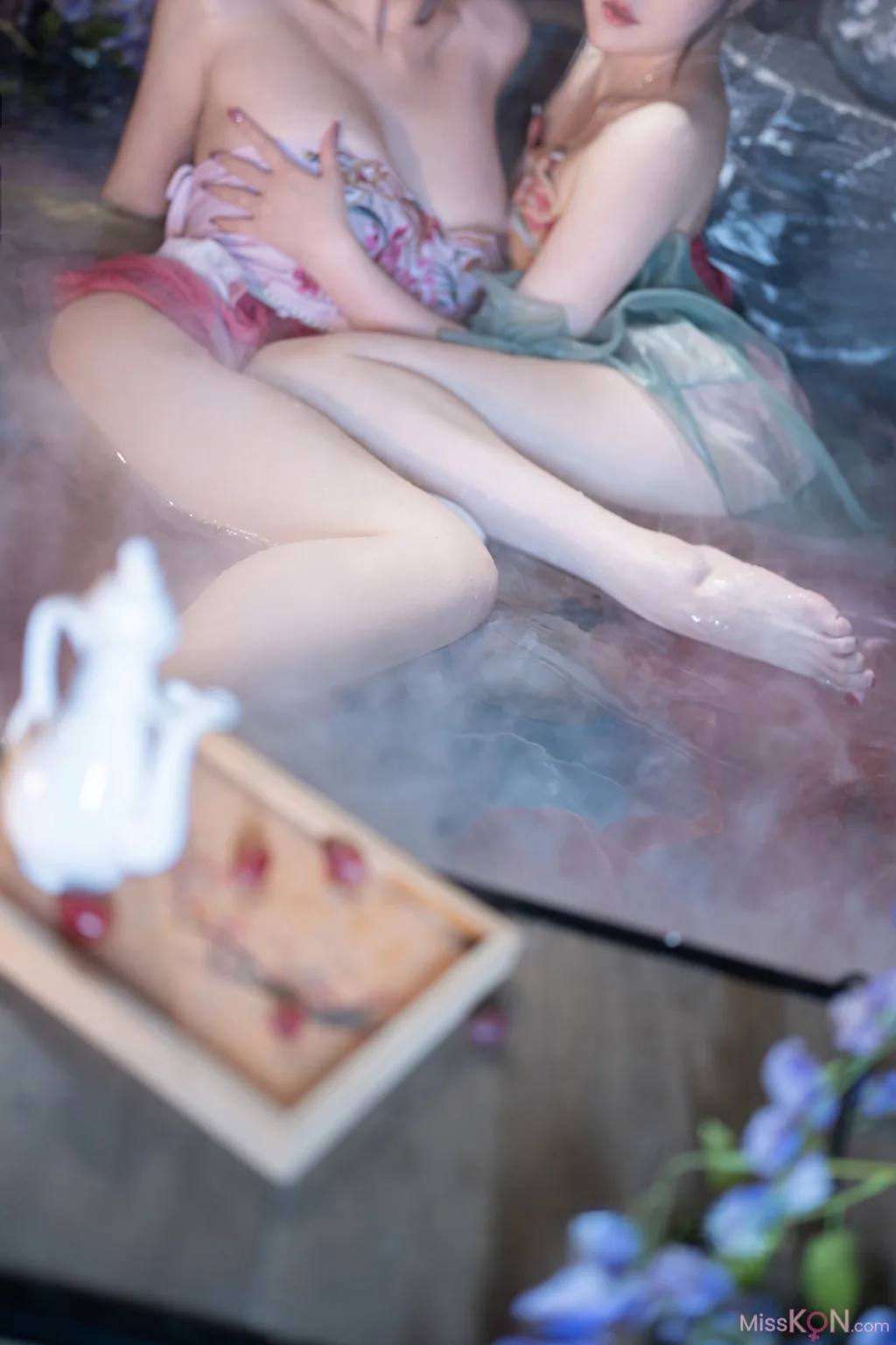 Coser@星澜是澜澜叫澜妹呀 &amp; Natsuko夏夏子: 瑶池洗凝脂 (111 photos )