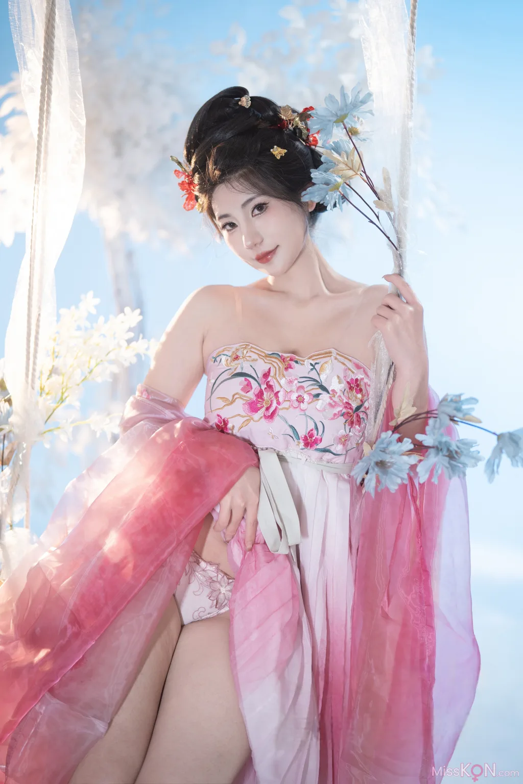Coser@星澜是澜澜叫澜妹呀 &amp; Natsuko夏夏子: 瑶池洗凝脂 (111 photos )