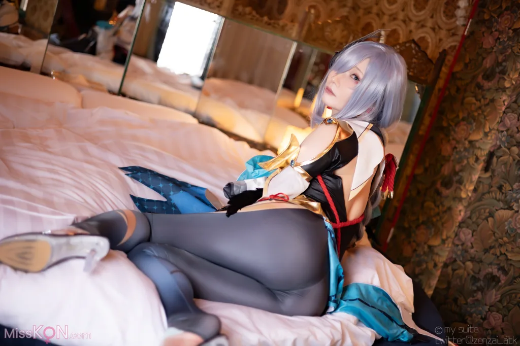 Coser@Atsuki (あつき): Shenhe &amp; Ganyu 原神 申鶴・甘雨ROM (311 photos )