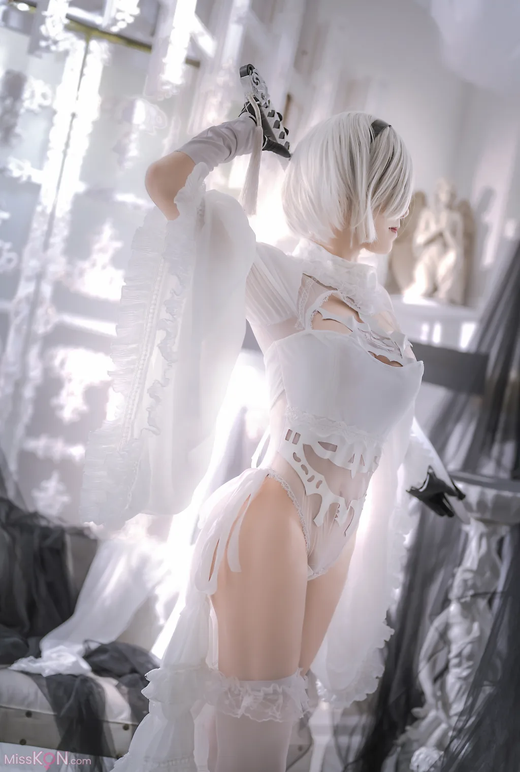 Coser@桜满三时: 2B花嫁 (20 photos)