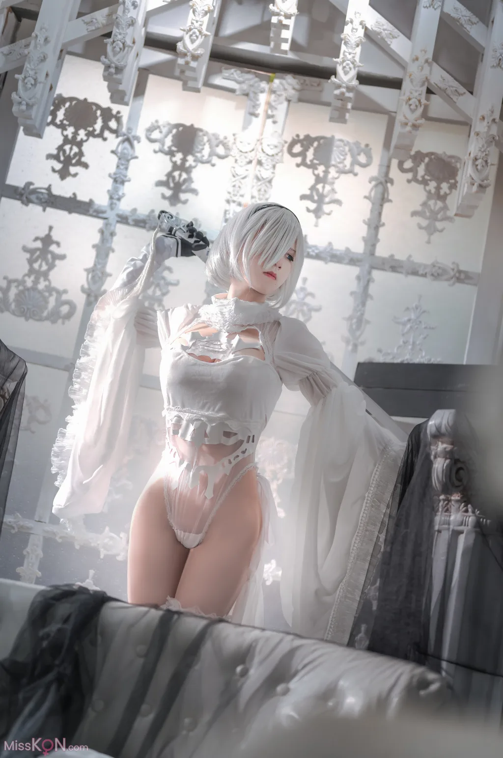 Coser@桜满三时: 2B花嫁 (20 photos)