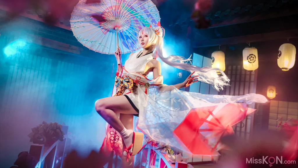 Coser@如月灰: 阴阳师 不知火 (19 photos)