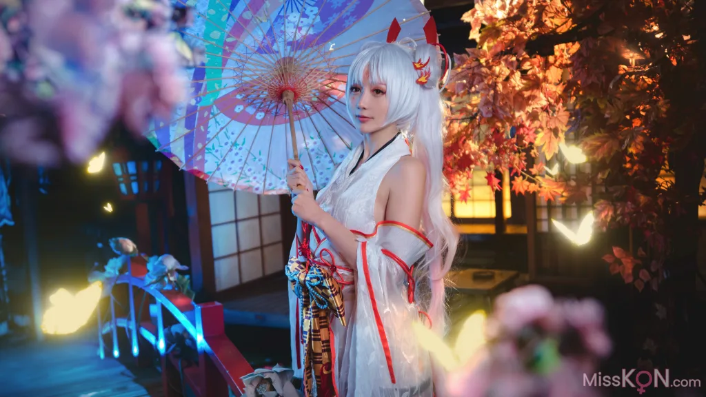 Coser@如月灰: 阴阳师 不知火 (19 photos)