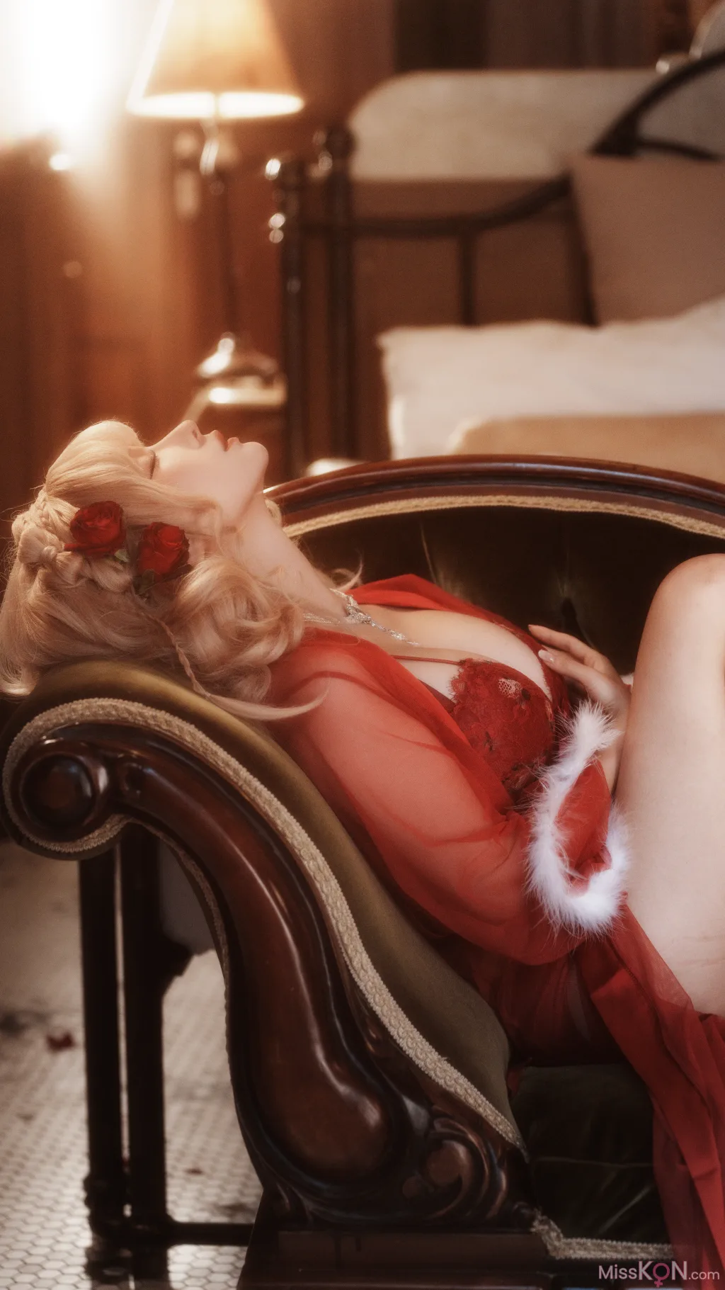 Coser@蠢沫沫 (chunmomo): 黑红纱裙 (39 photos) – Page 2