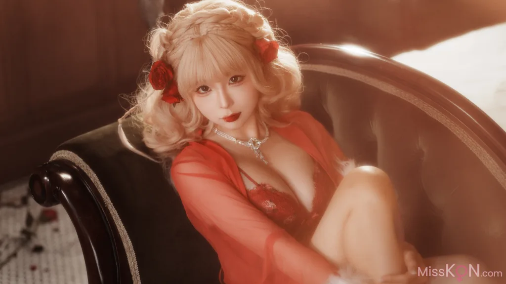 Coser@蠢沫沫 (chunmomo): 黑红纱裙 (39 photos) – Page 2
