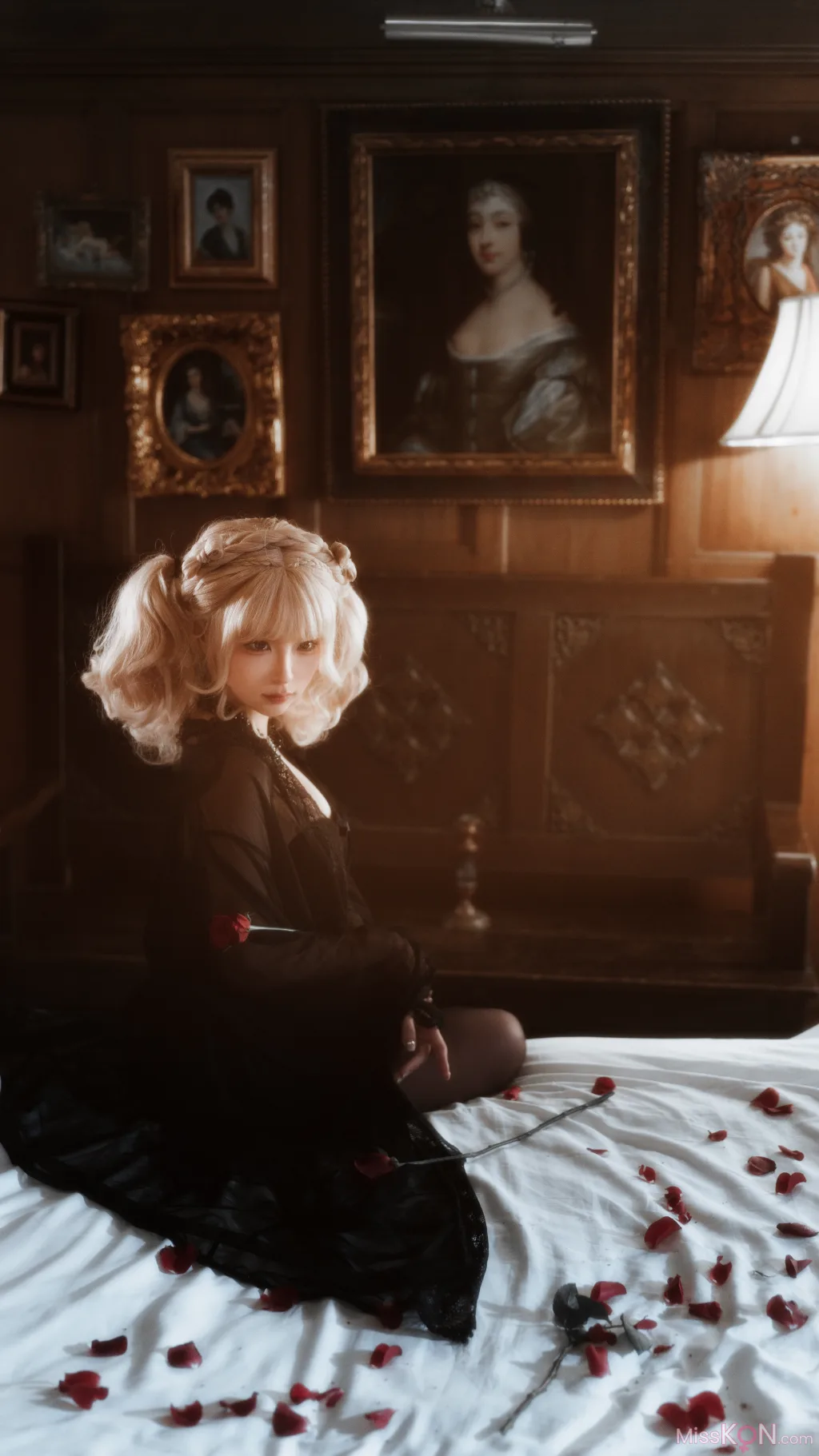 Coser@蠢沫沫 (chunmomo): 黑红纱裙 (39 photos) – Page 2