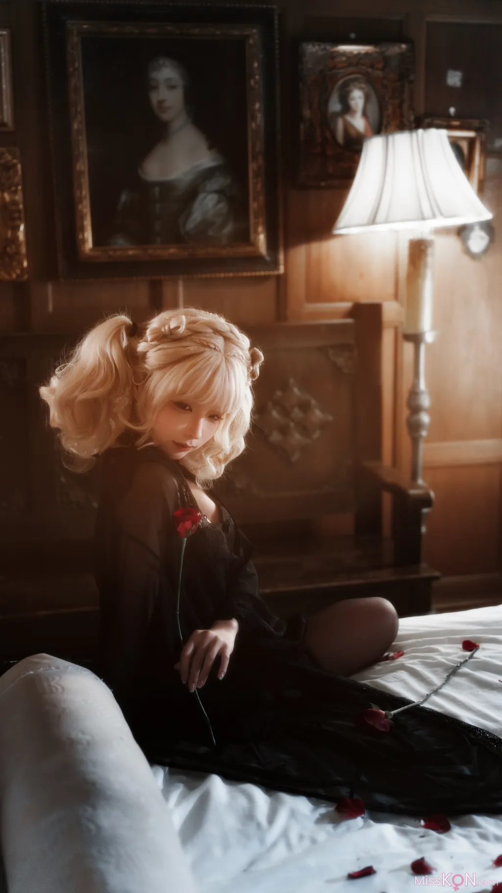 Coser@蠢沫沫 (chunmomo): 黑红纱裙 (39 photos) – Page 3