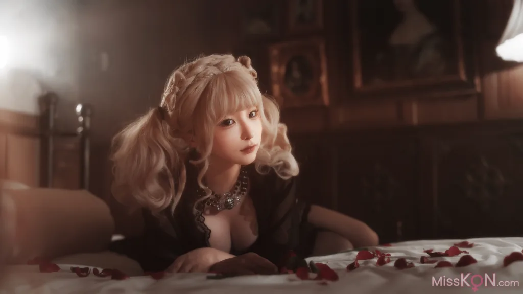 Coser@蠢沫沫 (chunmomo): 黑红纱裙 (39 photos) – Page 3