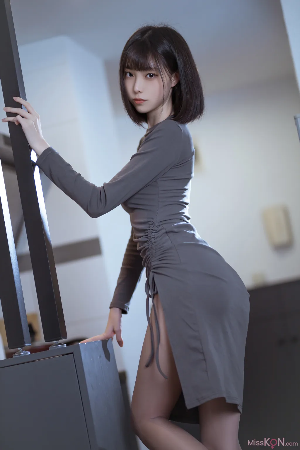 Coser@许岚LAN: 灰丝姐姐 (40 photos)