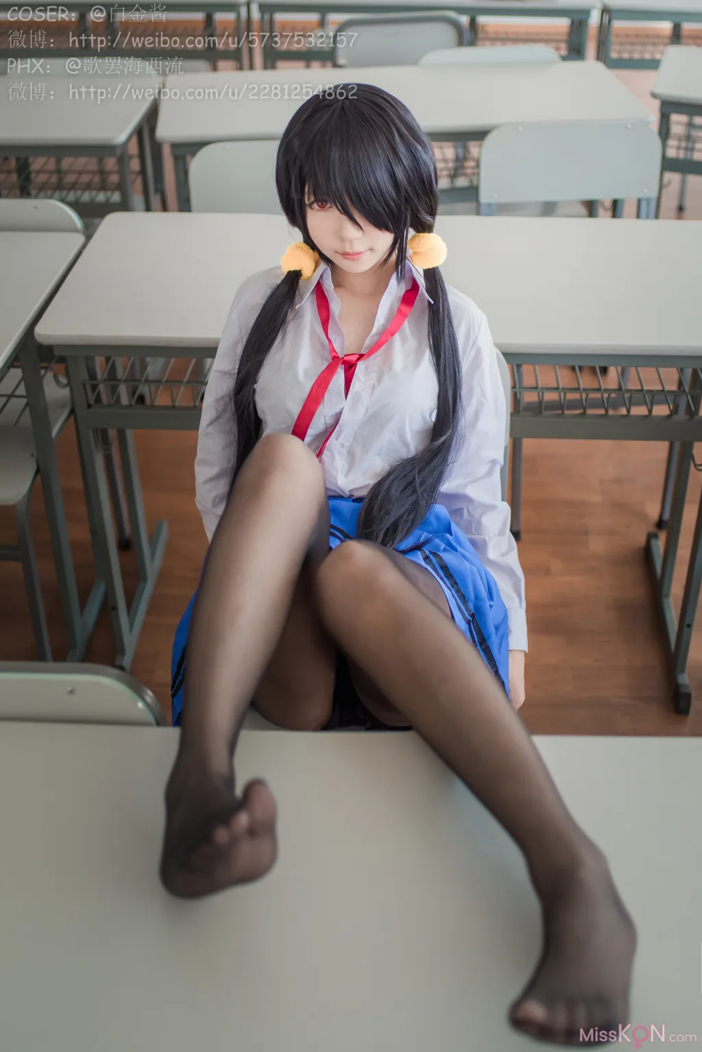 Coser@白金Saki: 制服黑丝 (28 photos) – Page 2