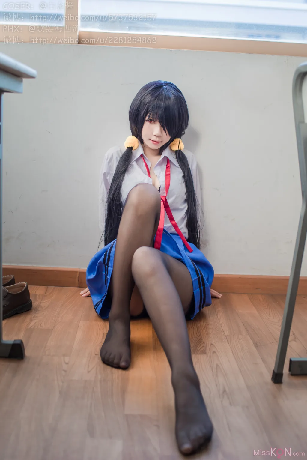 Coser@白金Saki: 制服黑丝 (28 photos) – Page 3