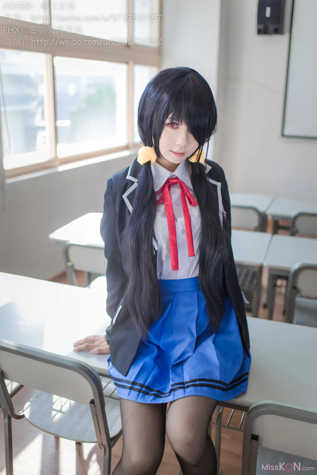 Coser@白金Saki: 制服黑丝 (28 photos) – Page 3