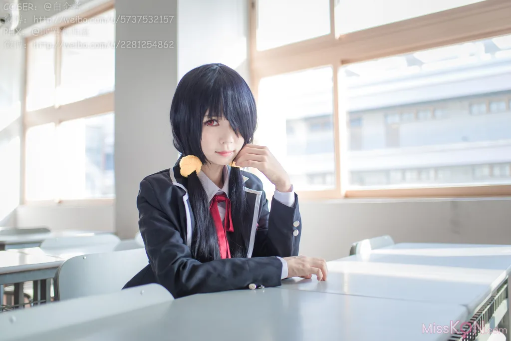 Coser@白金Saki: 制服黑丝 (28 photos) – Page 3