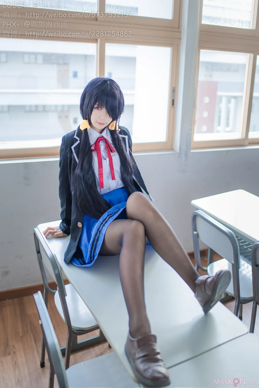 Coser@白金Saki: 制服黑丝 (28 photos) – Page 3