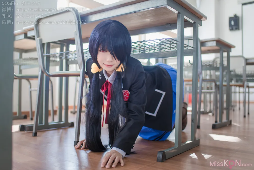 Coser@白金Saki: 制服黑丝 (28 photos) – Page 3