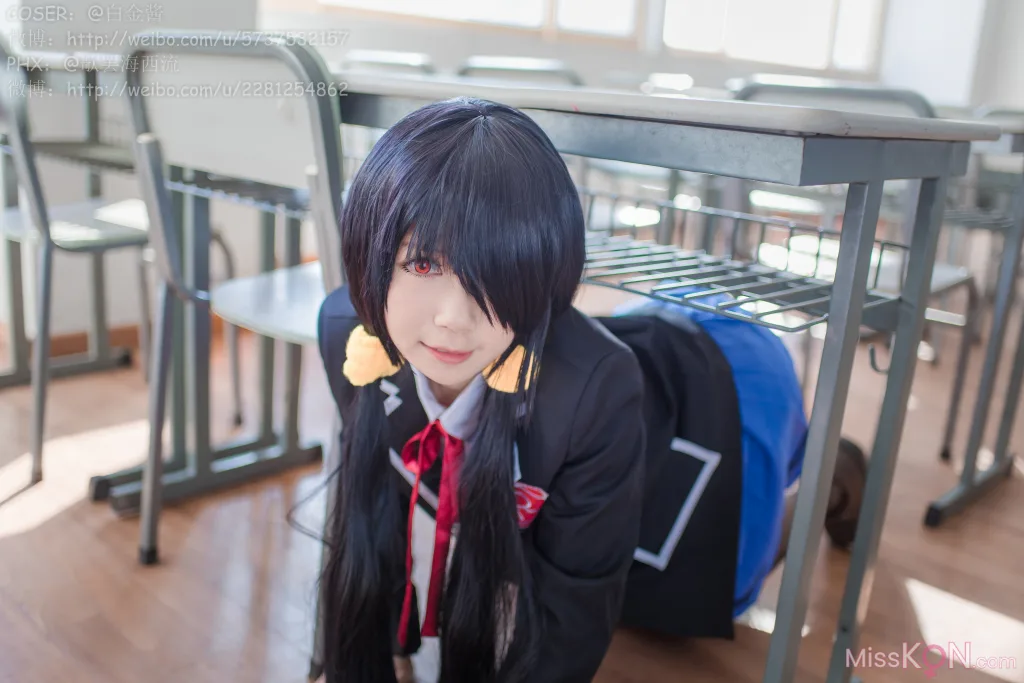 Coser@白金Saki: 制服黑丝 (28 photos) – Page 3