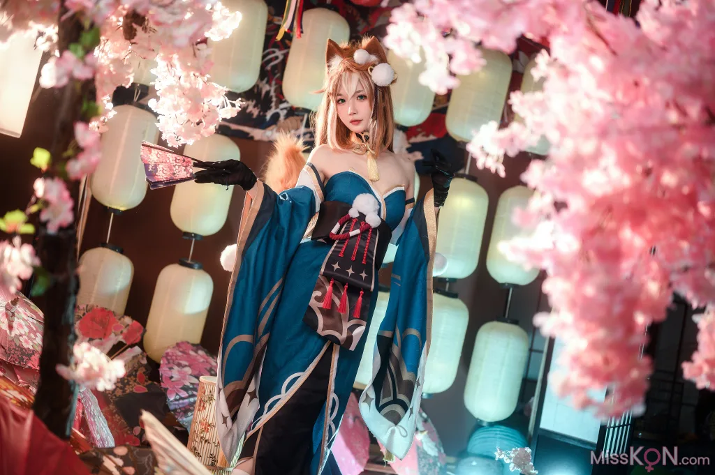 Coser@阿包也是兔娘: 原神 希娜小姐 (42 photos)