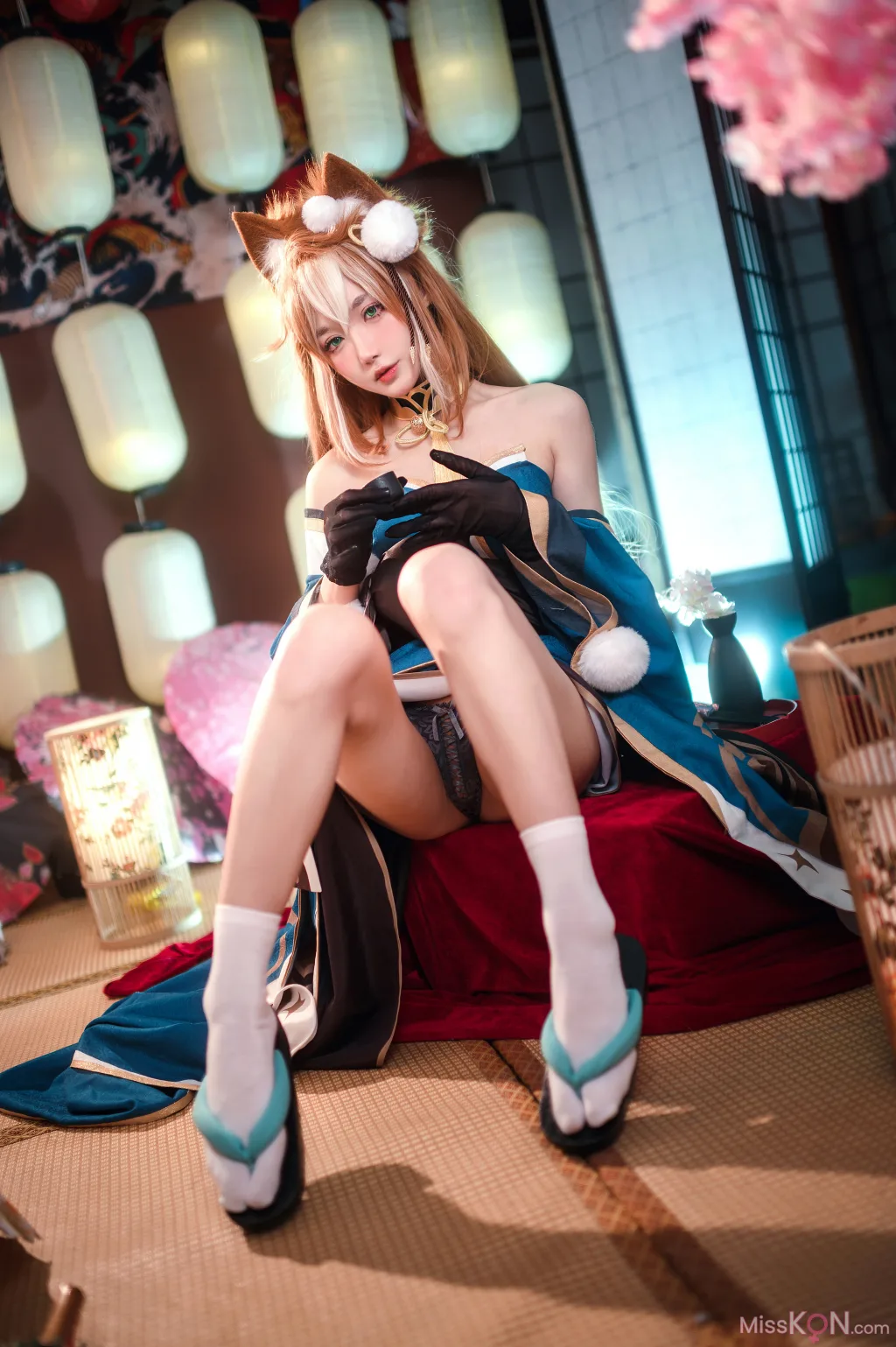 Coser@阿包也是兔娘: 原神 希娜小姐 (42 photos)