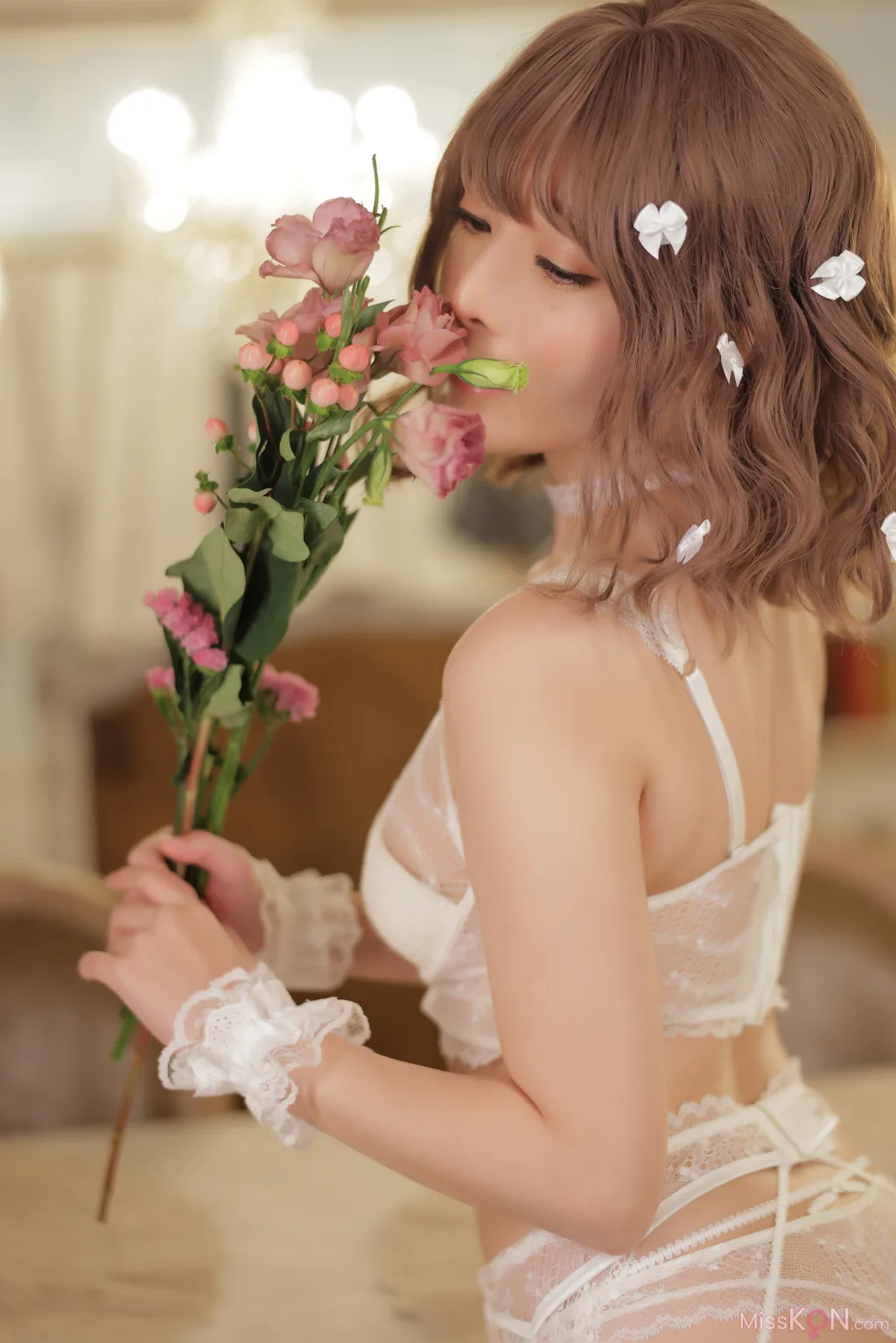 [JP] Miyamoto Saki (宮本彩希): 写真集 『blanc』 (129 photos)