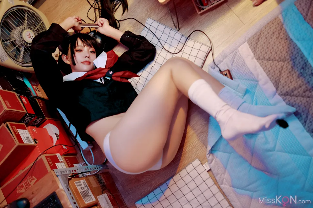 Coser@PingPing: Kuroneko黑猫 (31 photos)