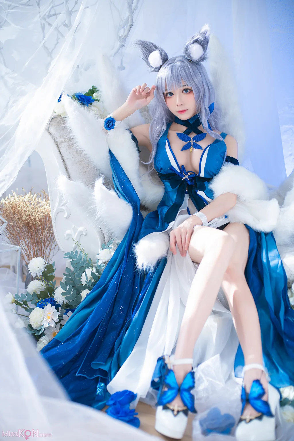 Coser@Tomoyo酱: 碧蓝 信浓礼服 (22 photos)