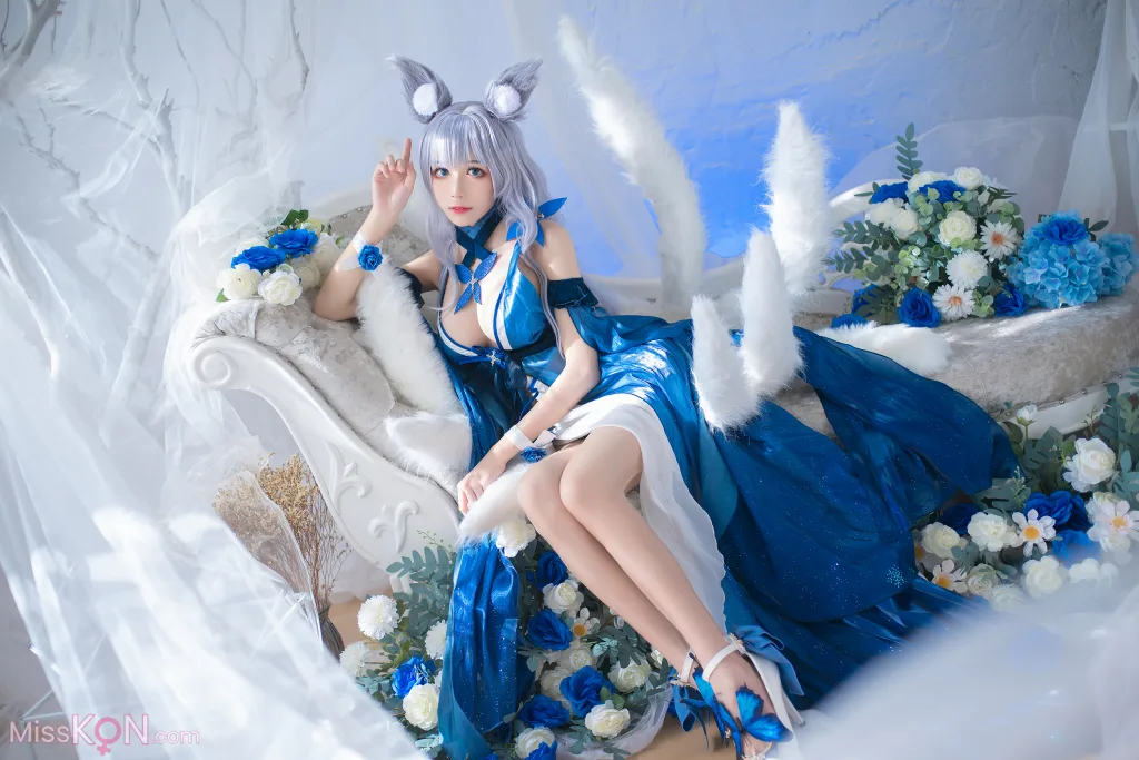 Coser@Tomoyo酱: 碧蓝 信浓礼服 (22 photos)