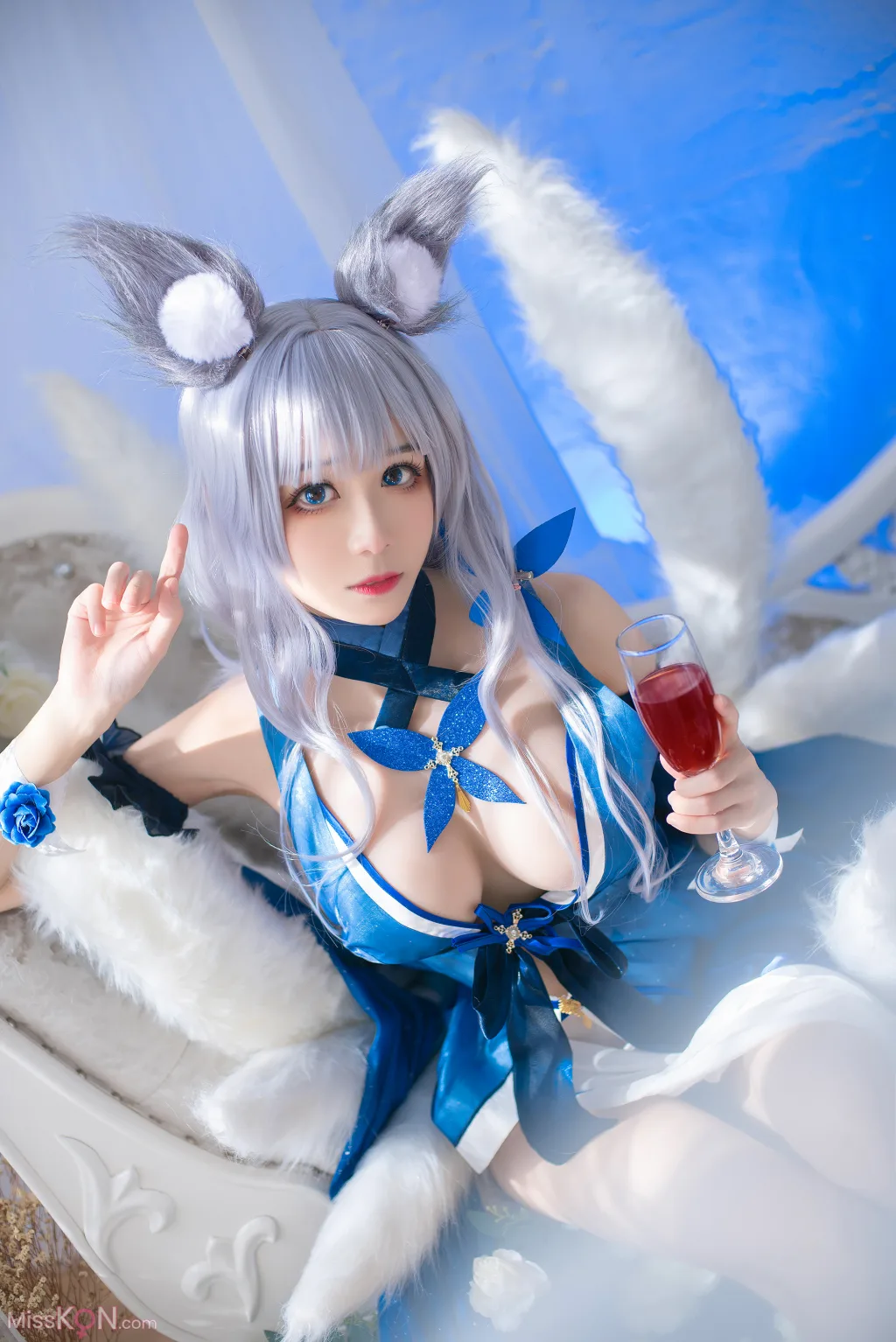 Coser@Tomoyo酱: 碧蓝 信浓礼服 (22 photos)