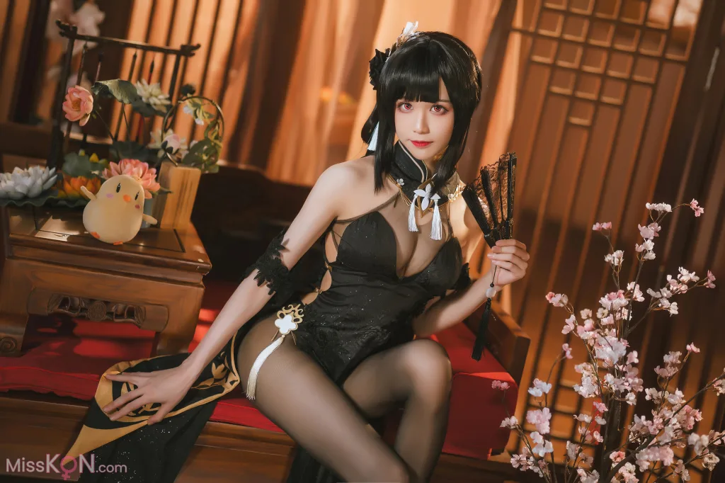 Coser@Tomoyo酱: 碧蓝航线 镇海旗袍 (27 photos)