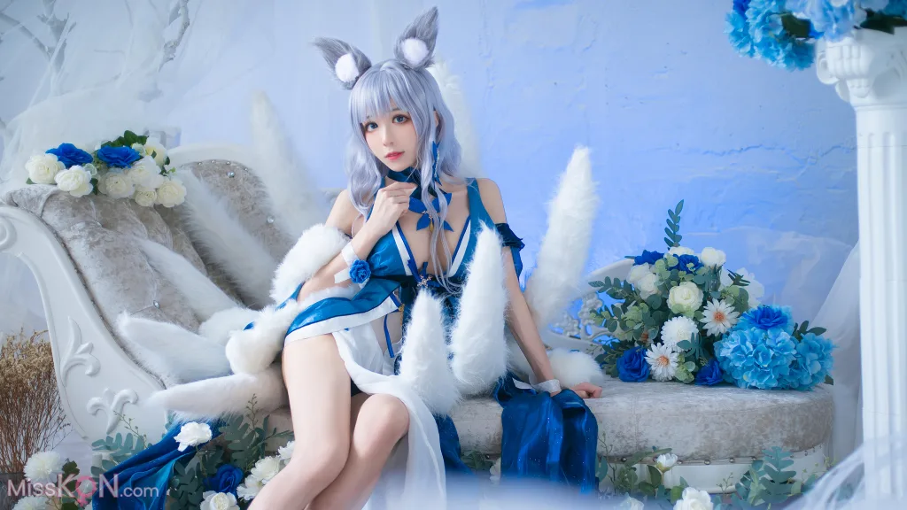 Coser@Tomoyo酱: 碧蓝 信浓礼服 (22 photos)