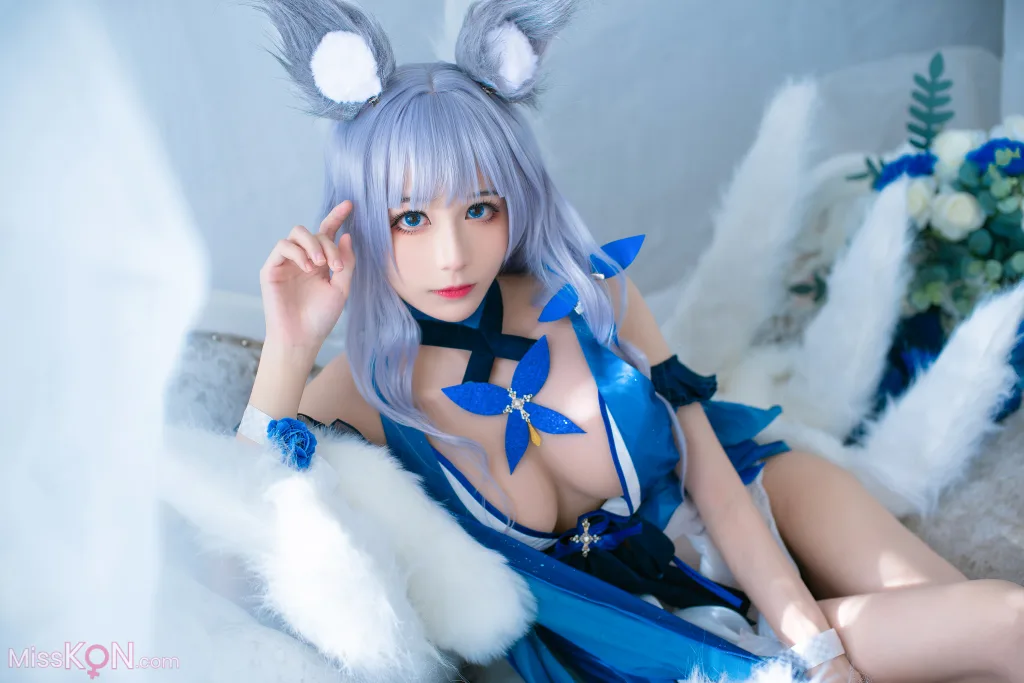 Coser@Tomoyo酱: 碧蓝 信浓礼服 (22 photos)