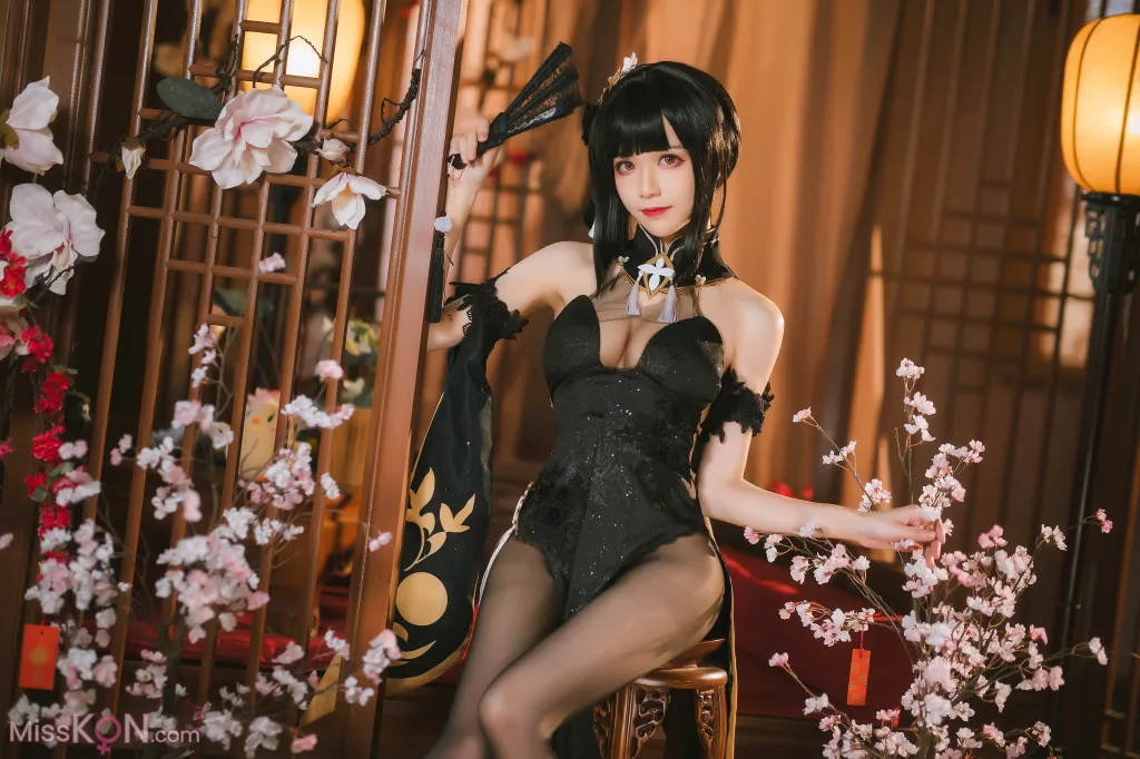 Coser@Tomoyo酱: 碧蓝航线 镇海旗袍 (27 photos)