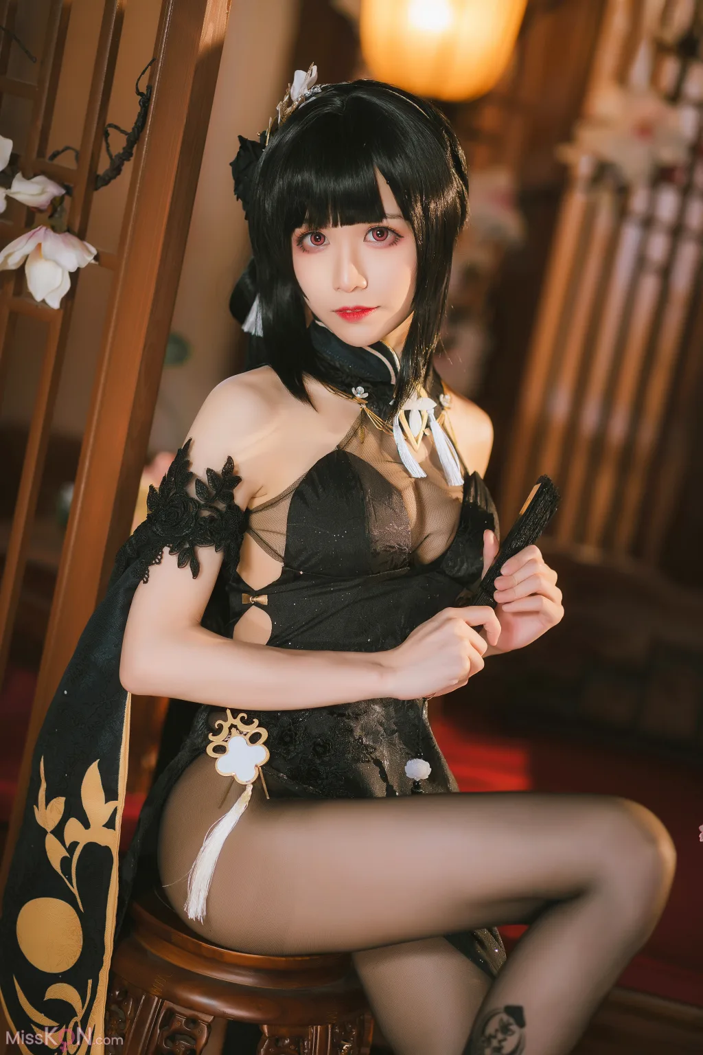 Coser@Tomoyo酱: 碧蓝航线 镇海旗袍 (27 photos)